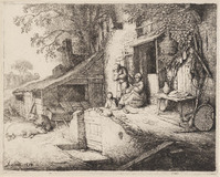 KG 04264
<br/>
Spinnende vrouw
<br/>
<em>Ostade, Adriaen van (1610-1684)</em>